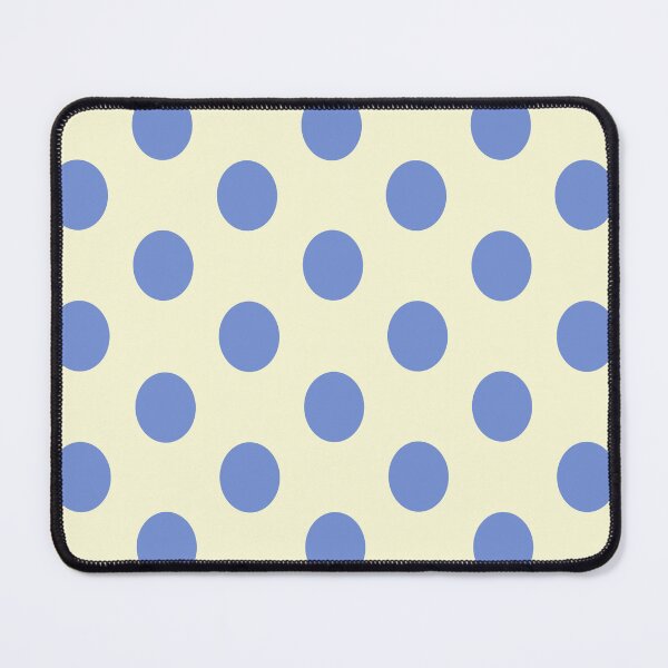 Item preview, Large DANUBE BLUE and CREAM POLKA DOTS designed and sold by RachelMacht.