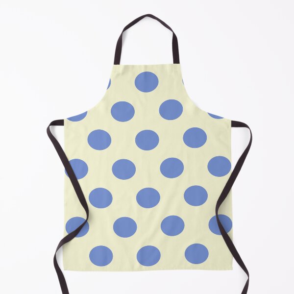 Item preview, Large DANUBE BLUE and CREAM POLKA DOTS designed and sold by RachelMacht.