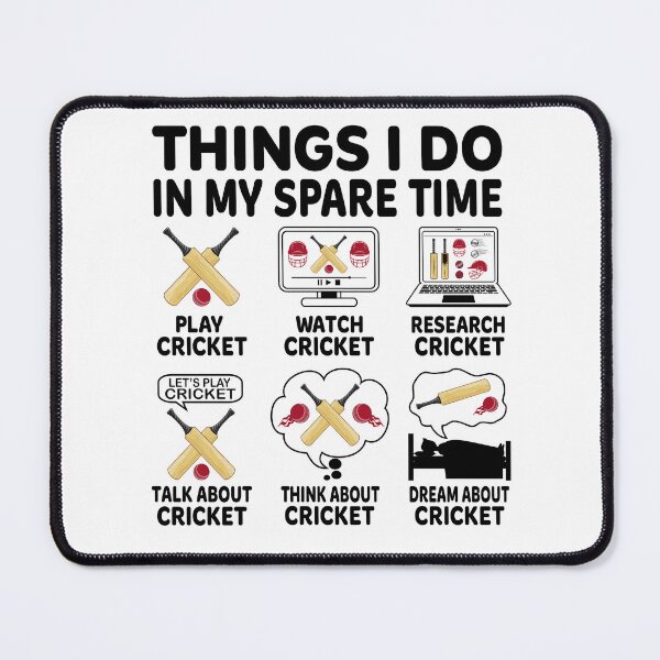 Item preview, Things I Do In My Spare Time Funny Cricket designed and sold by 1Designology1.