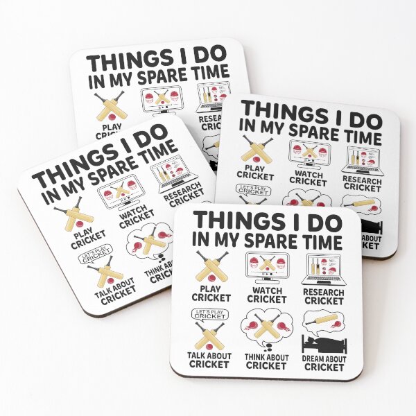 Item preview, Things I Do In My Spare Time Funny Cricket designed and sold by 1Designology1.