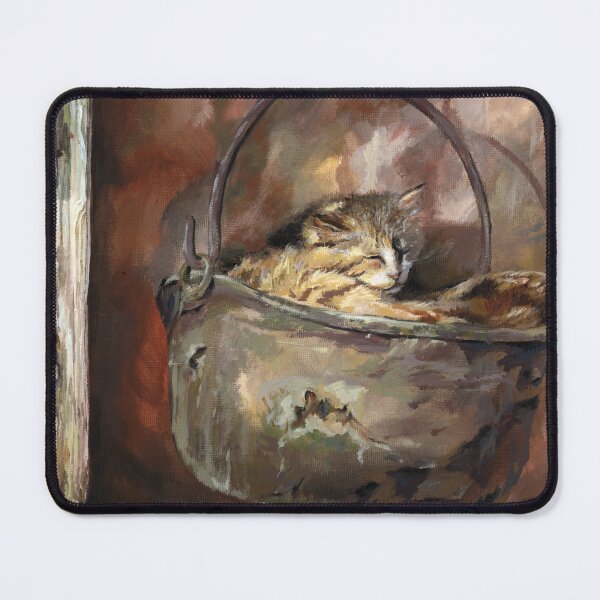 POT CAT By Kerri Kane Mouse Pad
