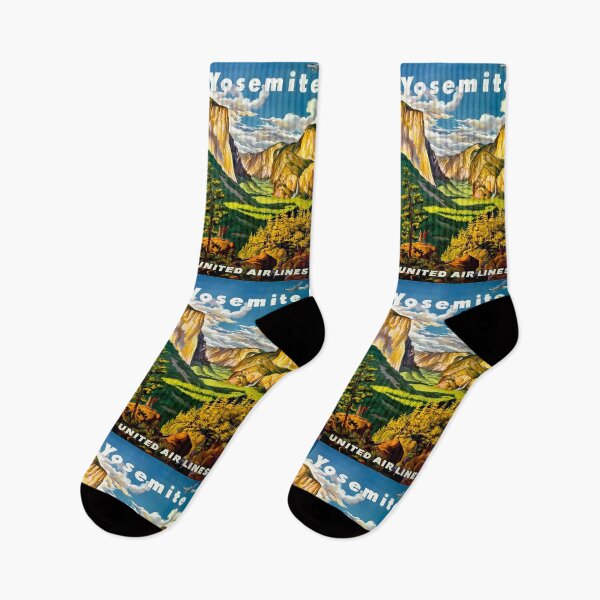 Item preview, Yosemite National Park - United Air Lines - Vintage Travel designed and sold by Culturio.