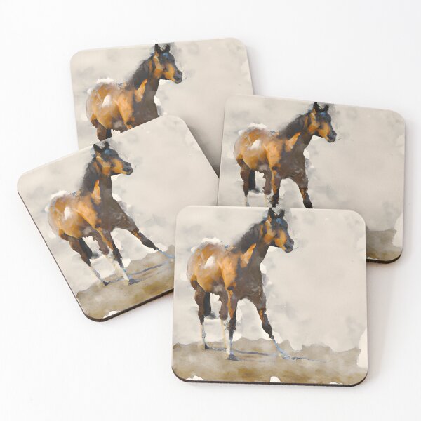 Item preview, American paint horse, Watercolor horse art, Pleasure horse, Pinto horse, standardbred, horse remembrance, equestrian pony designed and sold by Artsareus.
