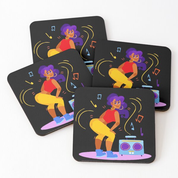 Item preview, Girl dancing on loud music designed and sold by Right-Fit27.
