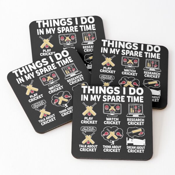 Item preview, Things I Do In My Spare Time Cricket Funny Cricket Lover designed and sold by 1Designology1.