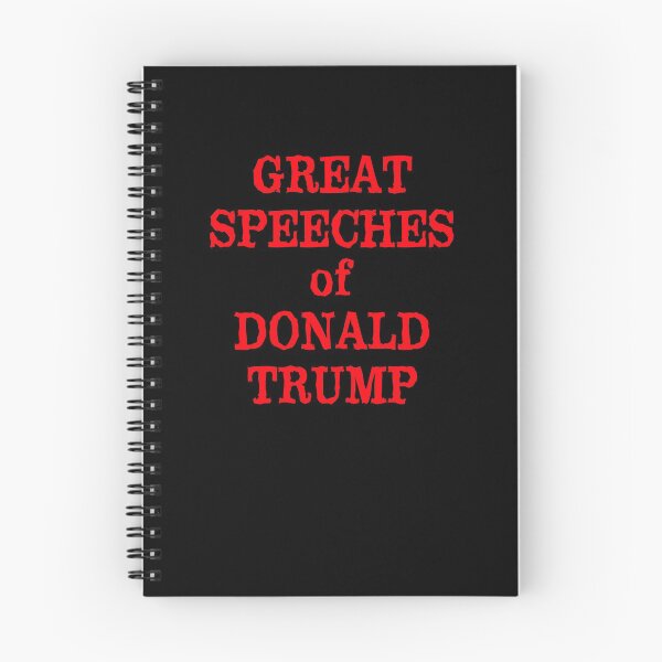 Item preview, Great Speeches of Donald Trump BLANK BOOK designed and sold by LoveAndDefiance.
