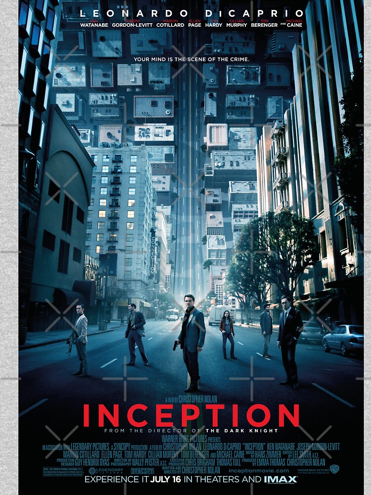 "Inception Poster" Tshirt for Sale by Pikokk Redbubble inception t
