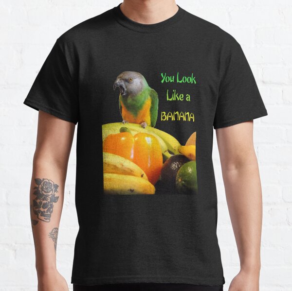 Senegal Parrot Funny Banana Meme Classic T-Shirt