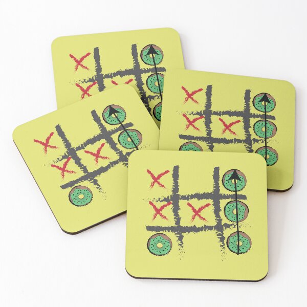 Item preview, Noughts and crosses game donuts designed and sold by Donutlovers.