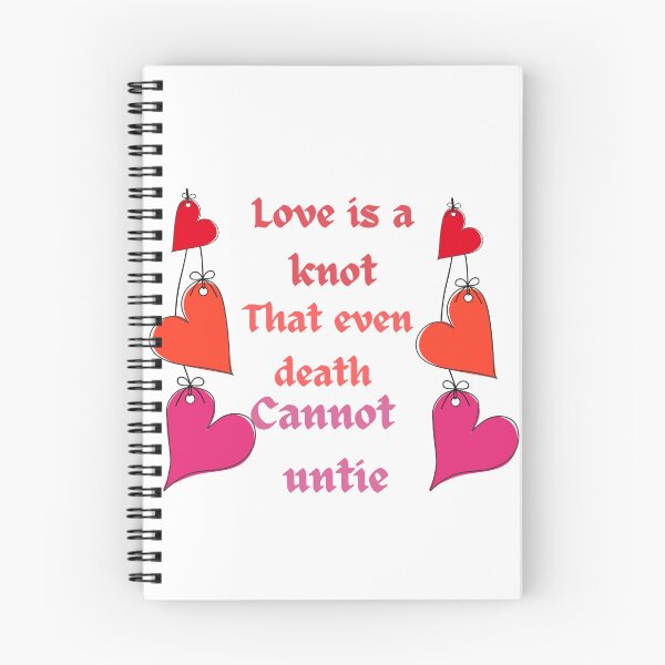 Item preview, Love is a knot that even death cannot untie  designed and sold by Lessonsprint.