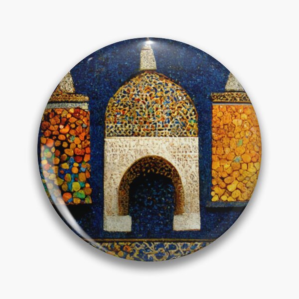 Item preview, mosaic of Al-Hamra Palace /castle and ancient Arab Islamic architecture spain designed and sold by MaissaArt.