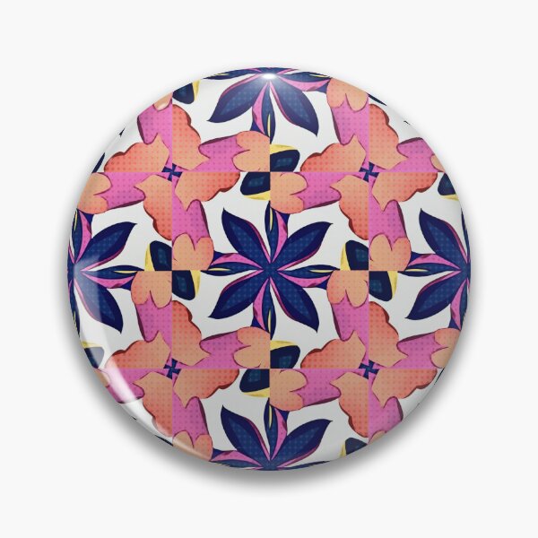 Item preview, Flower Tile Pattern - Pop art style designed and sold by tinytiger77.