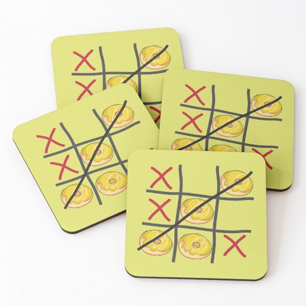 Item preview, Tic tac toe game donuts designed and sold by Donutlovers.