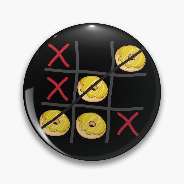 Item preview, Tic tac toe game donuts designed and sold by Donutlovers.
