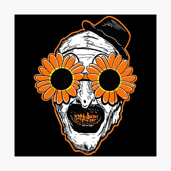 Item preview, Sunflower Sunglasses Horror Clown Movie Art Terrifier 2 designed and sold by BetterDaze.