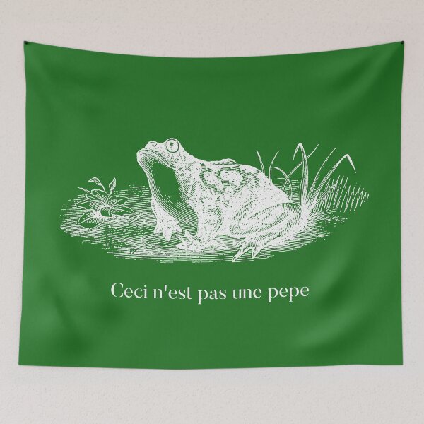Item preview, Ceci n'est pas une pepe designed and sold by littleredpills.