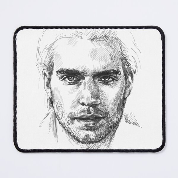 Artikelvorschau, Skizze von Henry Cavill - B&W entworfen und verkauft von He-Be.
