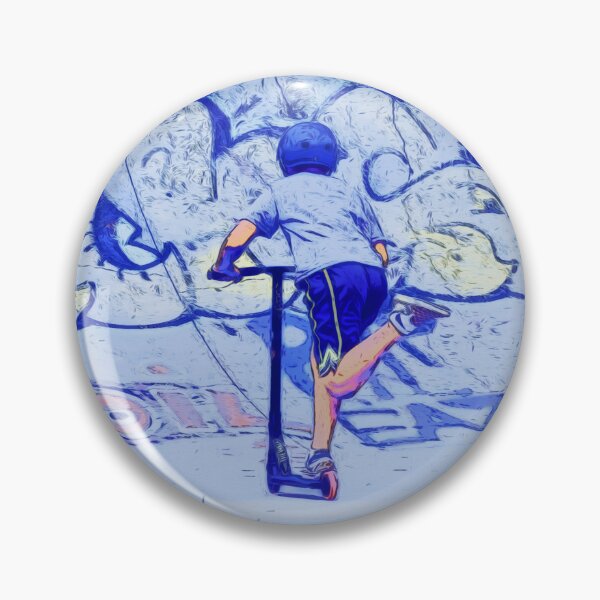 Item preview, Pushin' It - Stunt Scooter Rider designed and sold by NaturePrints.