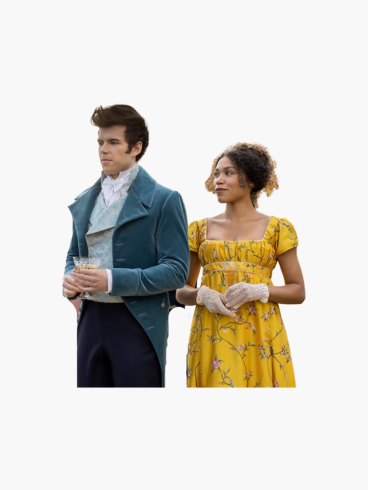 "Bridgerton season 1 cast Colin and Marina" Sticker for Sale by akw1909