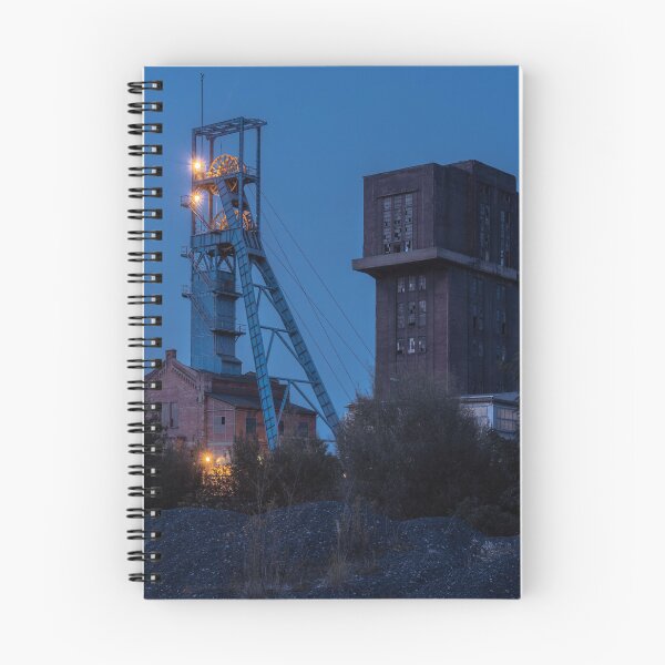 Item preview, Szombierki mine / Hohenzollerngrube at night designed and sold by kohlenjunge.