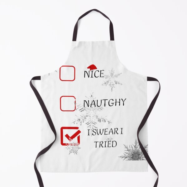 Item preview, Nice Naughty I Swear I Tried  designed and sold by printory.