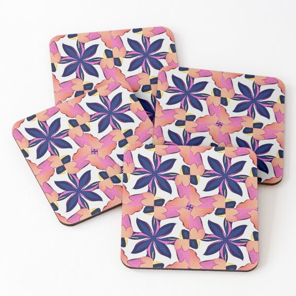 Item preview, Flower Tile Pattern - Pop art style designed and sold by tinytiger77.