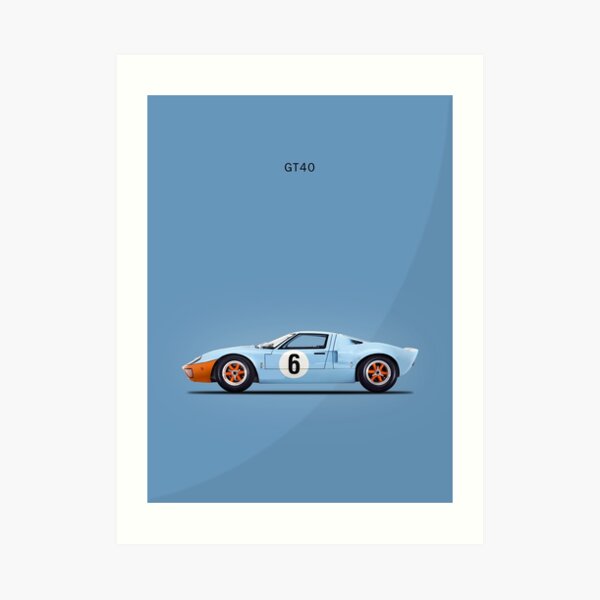 Le GT40 Impression artistique