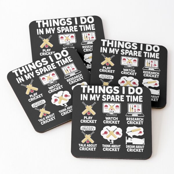 Item preview, Things I Do In My Spare Time Cricket Funny Cricket designed and sold by 1Designology1.