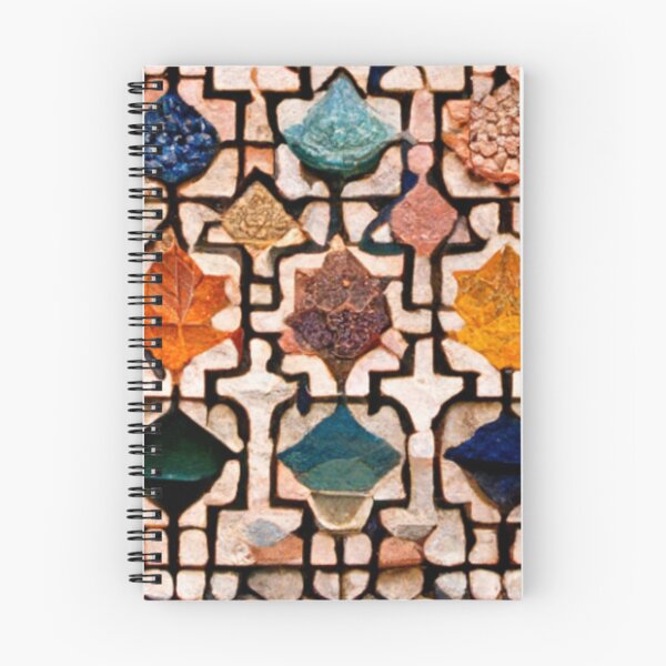 Item preview, mosaic of Al-Hamra Palace /castle and ancient Arab Islamic architecture spain designed and sold by MaissaArt.