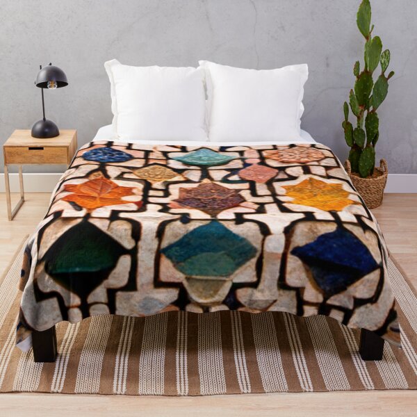 Item preview, mosaic of Al-Hamra Palace /castle and ancient Arab Islamic architecture spain designed and sold by MaissaArt.