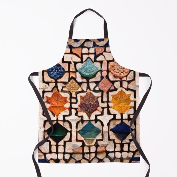Item preview, mosaic of Al-Hamra Palace /castle and ancient Arab Islamic architecture spain designed and sold by MaissaArt.