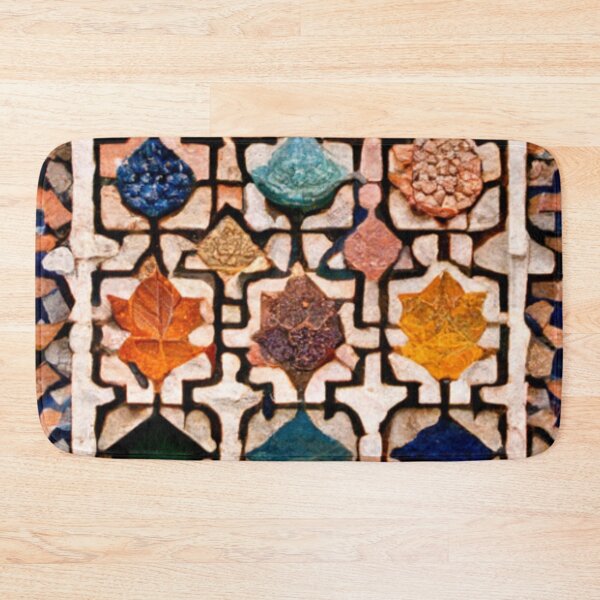 Item preview, mosaic of Al-Hamra Palace /castle and ancient Arab Islamic architecture spain designed and sold by MaissaArt.