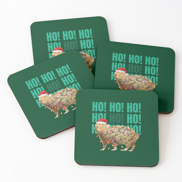 Item preview, Capybara HO HO HO!  and christmas lights, Capybara Pets, Cute capybara, Christmas sweater designed and sold by Collagedream.