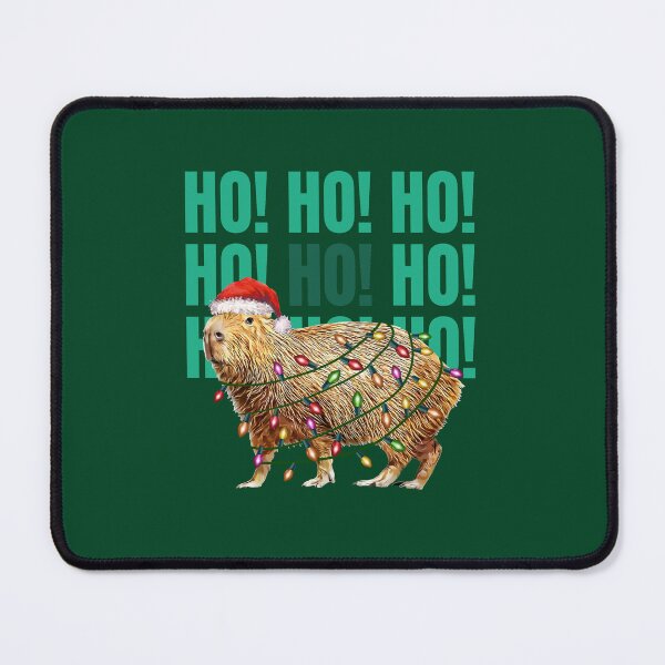 Item preview, Capybara HO HO HO! and christmas lights, Capybara Pets, Cute capybara, Christmas sweater designed and sold by Collagedream.