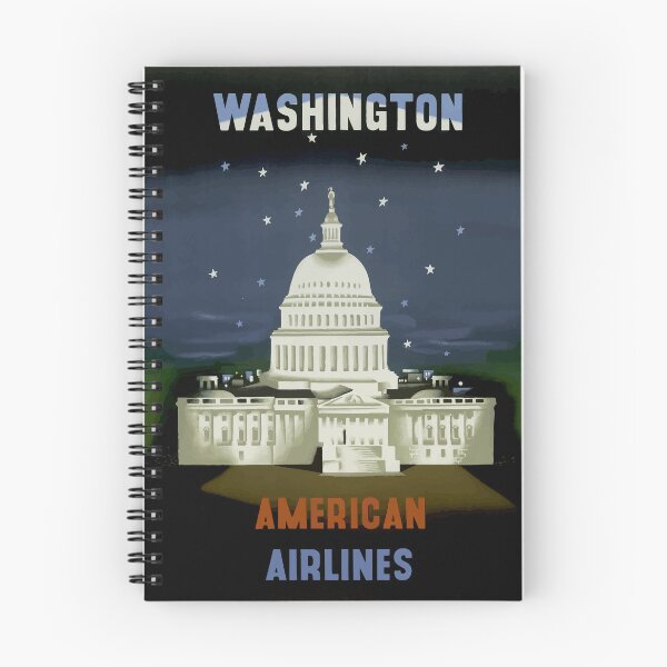 Item preview, Washington - American Airlines - Vintage Travel designed and sold by Culturio.
