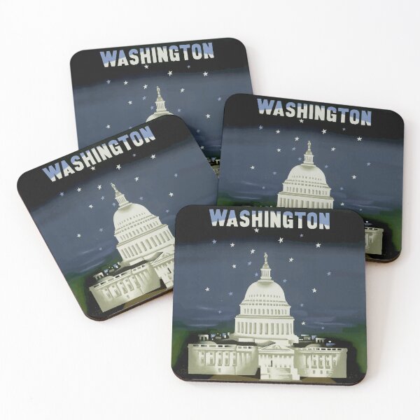 Item preview, Washington - American Airlines - Vintage Travel designed and sold by Culturio.