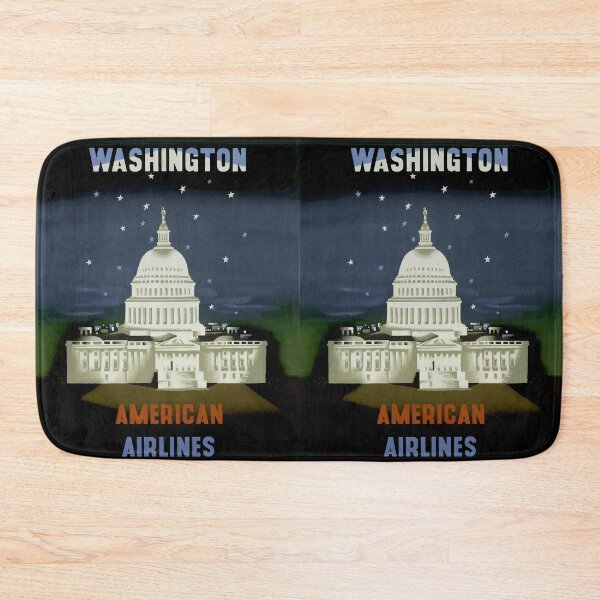 Item preview, Washington - American Airlines - Vintage Travel designed and sold by Culturio.