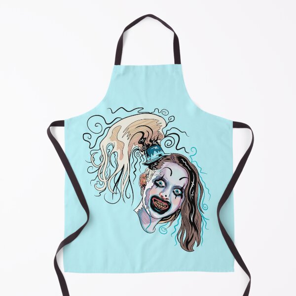 Item preview, Little Pale Girl Spooky Clown Horror Movie Art Terrifier 2  designed and sold by BetterDaze.