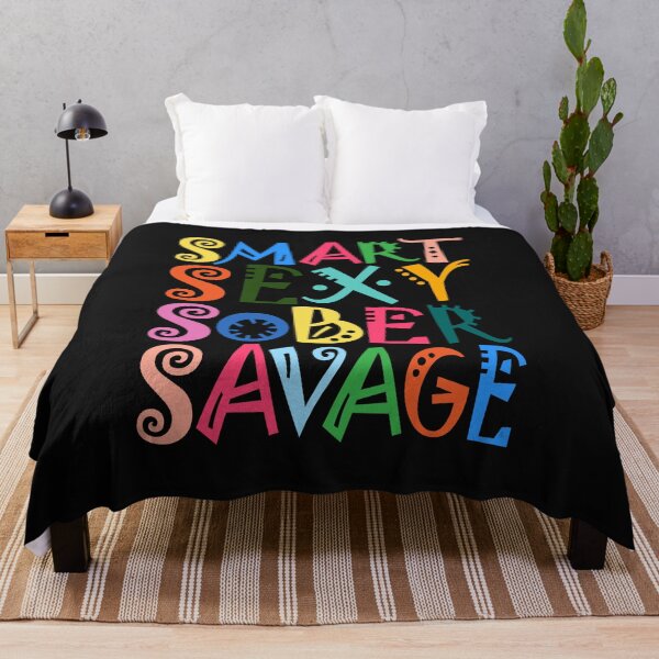 Item preview, SMART SEXY SOBER SAVAGE- sobriety anniversary aa na  designed and sold by hamzablk.