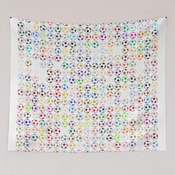 Item preview, Abstract Multi Color Football Soccer Ball Pattern  designed and sold by Pixel4Art.