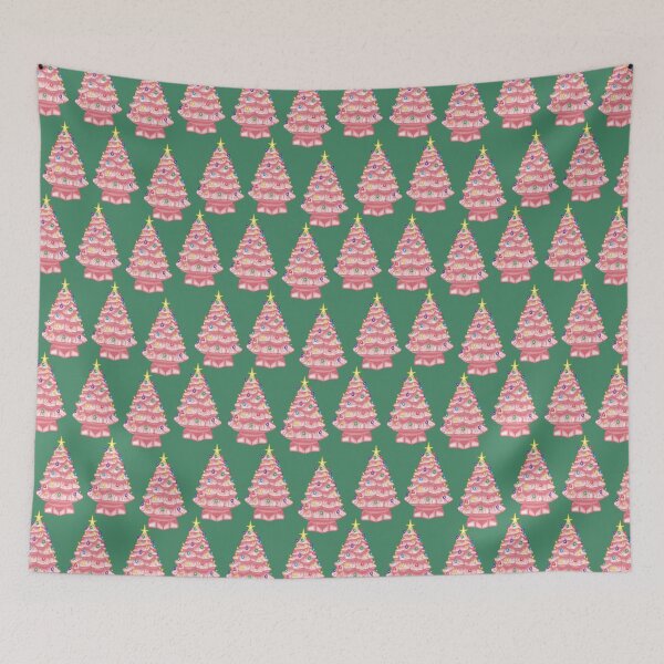 Item preview, Pink Ceramic Xmas Trees - Green designed and sold by HB Loves Crafts.