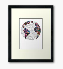 Us Against The World Framed Print