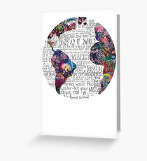 Us Against The World Greeting Card