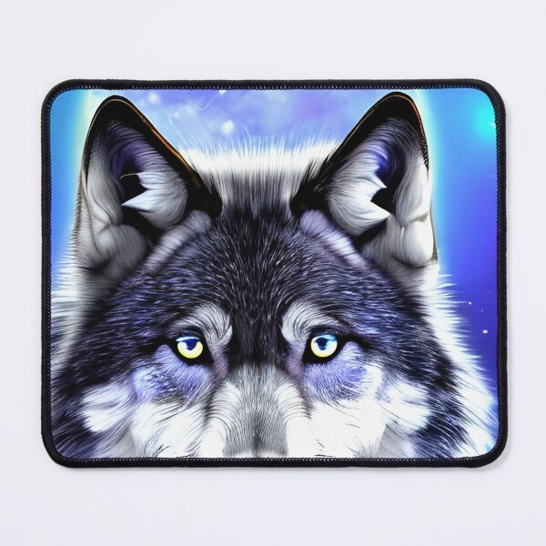 Item preview, Blue Moon Wolf Artwork designed and sold by The Love Quill.