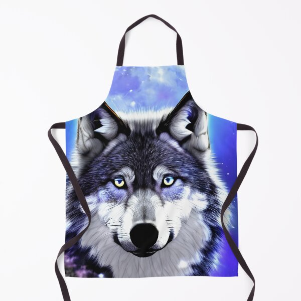 Item preview, Blue Moon Wolf Artwork designed and sold by The Love Quill.