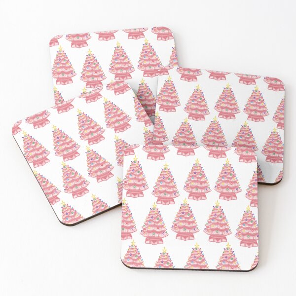 Item preview, Pink Ceramic Xmas Trees - White designed and sold by HB Loves Crafts.