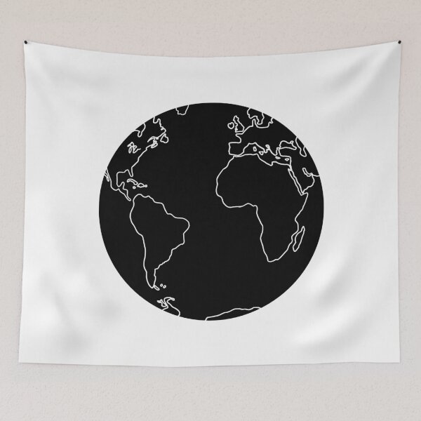 Item preview, Black and white Earth designed and sold by HyperDragon.