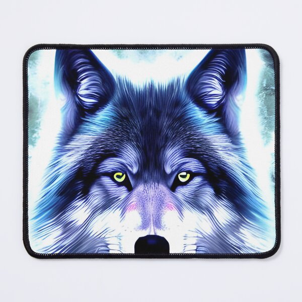 Item preview, Blue Moon Wolf Artwork designed and sold by The Love Quill.
