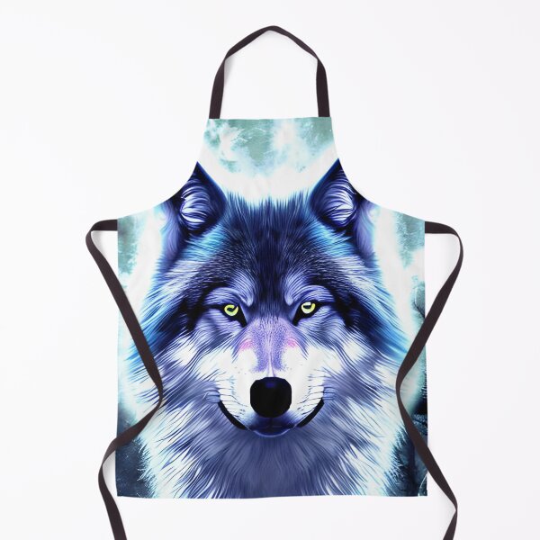 Item preview, Blue Moon Wolf Artwork designed and sold by The Love Quill.