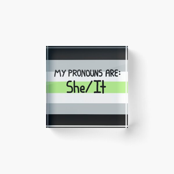Item preview, Agender she it designed and sold by AmIAnAngelYet.